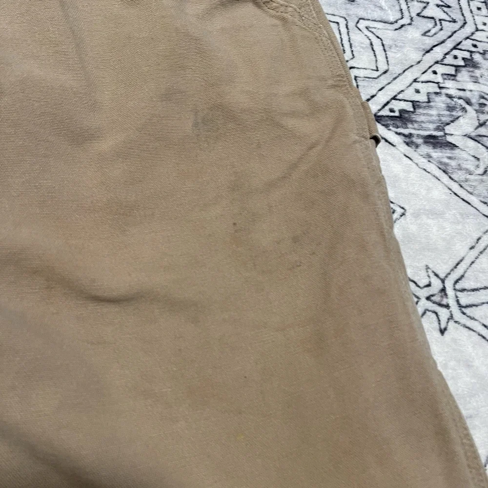 Vtg Carhartt Pants Cargo Carpenter B151 Original Dungaree Fit Mens Size 38x36